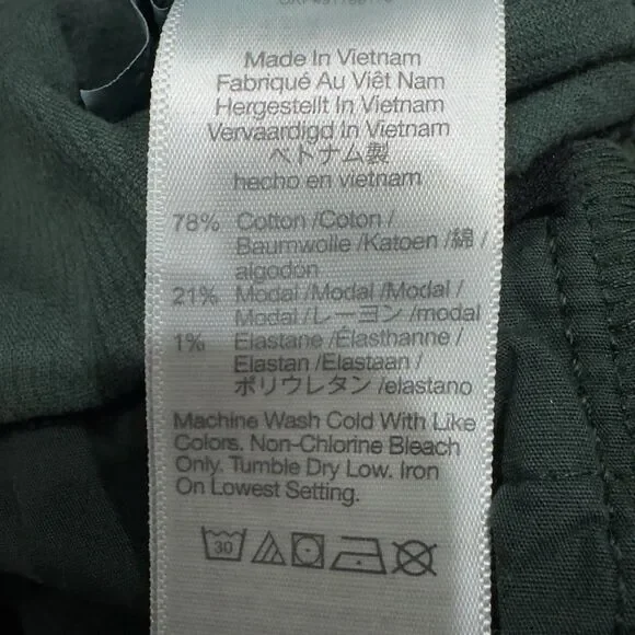 Madewell Emmett Wide-Leg Corduroy Pants Green Size 24 High Rise Cotton - Picture 5 of 10